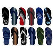 Men's Patterned Flip Flops