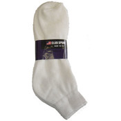 Men's White Ankle Socks-3 Pack(Pack of 40)