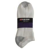 Men's Grey H/T Low-Cut Socks-3pk