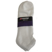 Men's White Low-Cut Socks-3 Pack