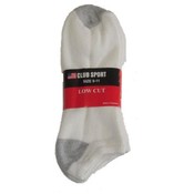 Women's Grey H/T Low-Cut Socks-3 Pack