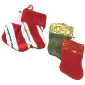 2 Pack 7" Christmas Stockings