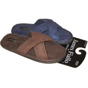 Men's Open Toe Double Cross Slippers