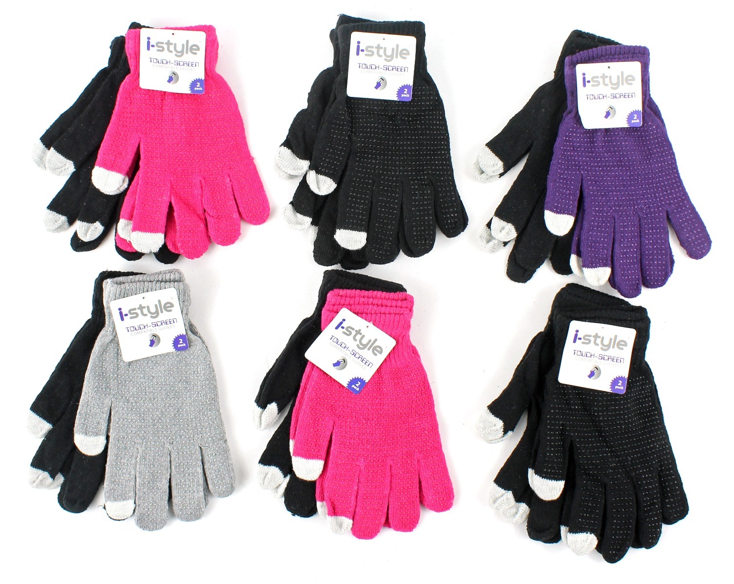 Wholesale Touchscreen Gloves for Women NonSkid, 2 Pack