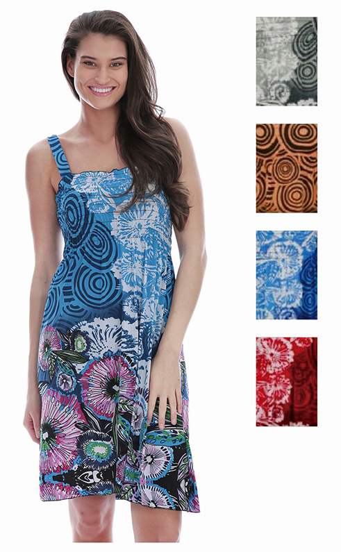 Wholesale Women's Sundresses - Floral Prints - Sizes M-XXL (SKU 2280711