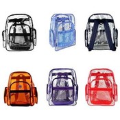 K-Cliff Multi-Compartment Transparent Backpacks