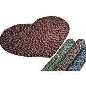 Heart Shape Braided Oval Rugs