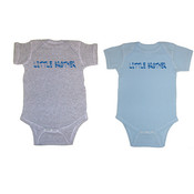 "Little Brother'' Short Sleeve Baby Creepers