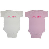 Little Sister'' Short Sleeve Baby Creepers