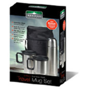 3 Piece Travel Mug Set & Case Wholesale Bulk
