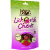 LICK-O-RISH CHEWS - STRAWBERRY FLAVOR