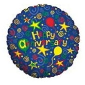 Happy Anniversary Mylar Balloon