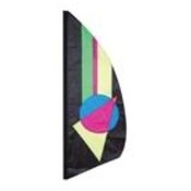 Neon Prism Feather Banner