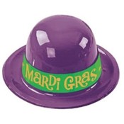Plastic Mardi Gras Derby