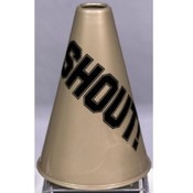 Plastic Megaphone - gold