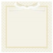 Imprintable Wedding Invitation Kit - ivory