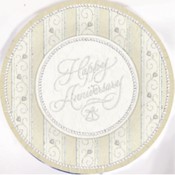 Dazzling Anniversary 9" Prismatic Plates