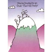 Over the Hill Birthday Invitations