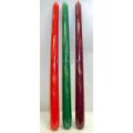12" Dipped Taper Candle Assortment