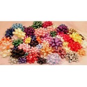 3.5' Confetti Ribbon Star Bows Asst Wholesale Bulk