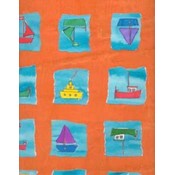Kid Boat Flat Gift Wrap Wholesale Bulk