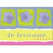 Purple Flowers Invitations
