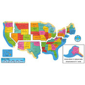 United States Map Wall Poster