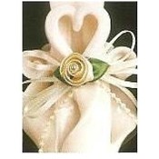 Sculpted Hearts Taper Candles - Ivory