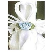 Sculpted Hearts Unity Candle - Light Blue
