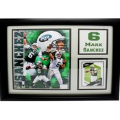 New York Jets #6 Mark Sanchez 12X18 Deluxe Frame
