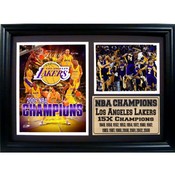 2009 NBA Champions LA Lakers 12X18 Double Photo