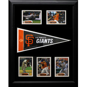San Francisco Giants Pennant 12x18 Frame w/5 Cards