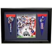 NFL Plaque - Super Bowl XLVl Pennant Frame