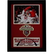 2011 WS Champ St.Louis Cardinals 12x18 Patch Frame