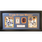 Miguel Cabrera Triple Crown Autographed Frame