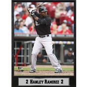 Miami Marlins Hanley Ramirez 9x12 Photo Plaque