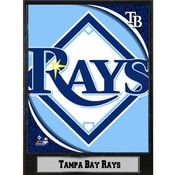 2011 Tampa Bay Rays 9x12 Logo Plaque