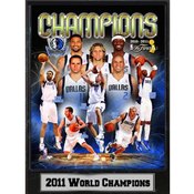 2011 NBA Champion Dallas Mavericks 9x12 Plaque