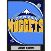 NBA Plaque- 2011 Denver Nuggets Logo