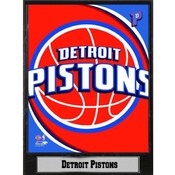 NBA Plaque- 2011 Detroit Pistons Logo