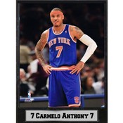 NY Knicks "Carmelo Anthony" on 9X12 Plaque