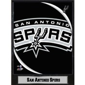 2011San Antonio Spurs 9x12 Logo Plaque