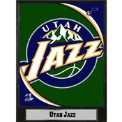 2011 Utah Jazz 9x12 Logo Plaque