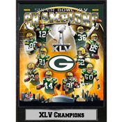 Super Bowl XLV Champs Green Bay Packers Plaque