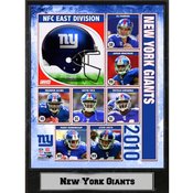 2010 New York Giants 9X12 Plaque