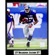 New York Giants #27 Brandon Jacobs 9X12 Plaque