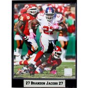 New York Giants #27 Brandon Jacobs 9X12 Plaque2