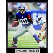 New York Giants #88 Hakeem Nicks 9X12 Plaque