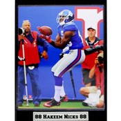 New York Giants #88 Hakeem Nicks 9X12 Plaque