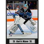 San Jose Sharks Antti Niemi 9x12 Photo Plaque
